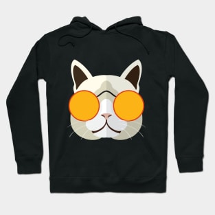 Cute Cat Face Mask Hoodie